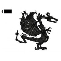 Dragon Tattoo Embroidery Design 21